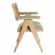 Fauteuil COLBY haut beige
