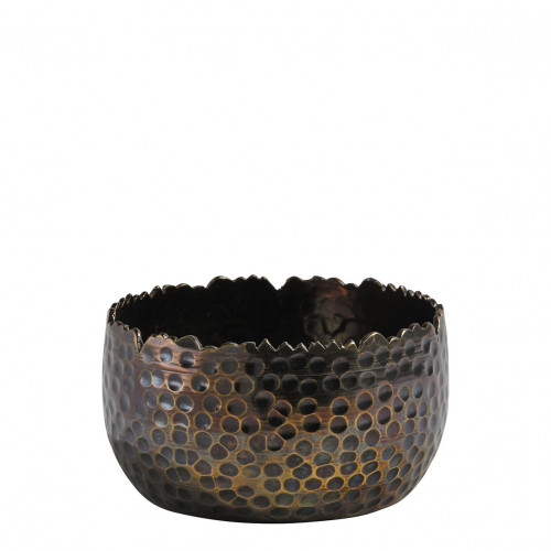 TEYRAN oxidized brass tealight holder - Small size