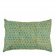 Coussin TOKYO coton - Turquoise