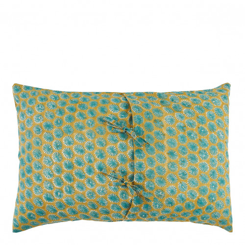 Coussin TOKYO coton - Turquoise