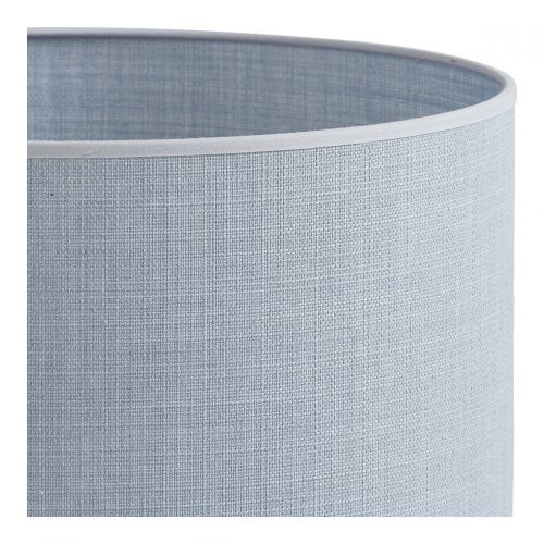 Abat-jour cylindrique bleu clair - Diam. 55 cm