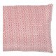 Dessus de lit IKAT blanc et rouge