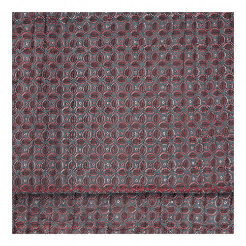 SIMONETTA grey and red bedspread