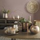 Vase Mirage boule rose doré mat