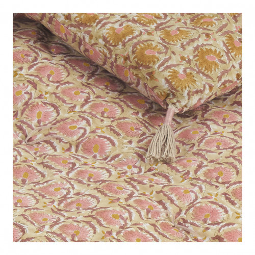 FLORA Cotton Futon - 180 x 80 cm - Pink
