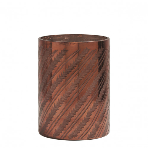 Feuillage Shiny Copper Gold Vase