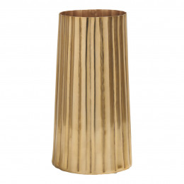 Golden Striped Vase