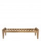 Banc PAUL et matelas en lin mélangé beige