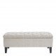 Banc coffre ARTHUR craie