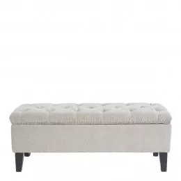 Banc coffre ARTHUR craie