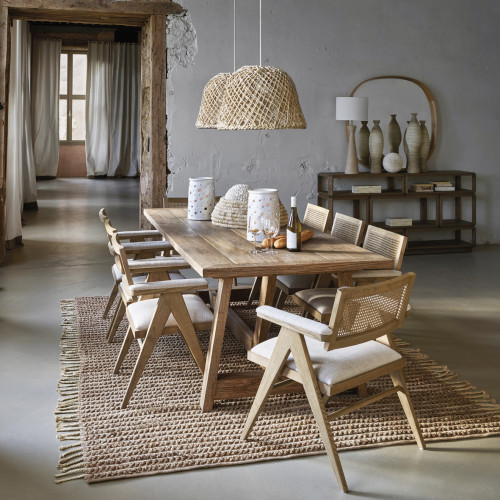 Fauteuil COLBY haut écru