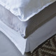 Fauteuil LEO blanc et gris