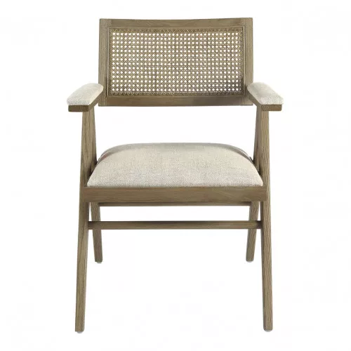 Fauteuil COLBY haut écru