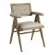 Fauteuil COLBY haut écru