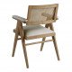 Fauteuil COLBY haut écru