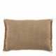 Coussin ASTRID coton et lin - Taupe