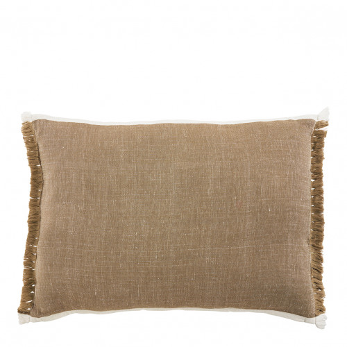 Coussin ASTRID taupe