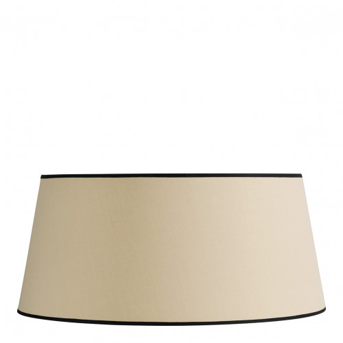 Lampshade - Beige with black trim - ⌀ 45 cm