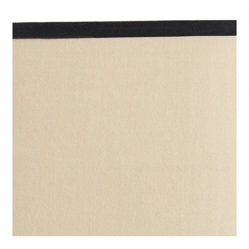 Abat-jour - Beige bordé noir -  Diam. 45 cm