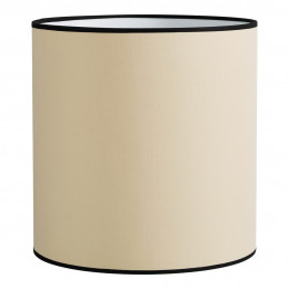 Abat-jour - Beige bordé noir - ⌀ 28 cm