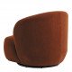 Fauteuil LISETTE bouclette - Terracotta