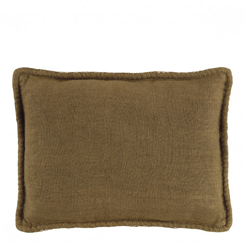 LOUISE Linen Cushion - Bronze