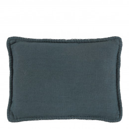 LOUISE Linen Cushion - Petrol