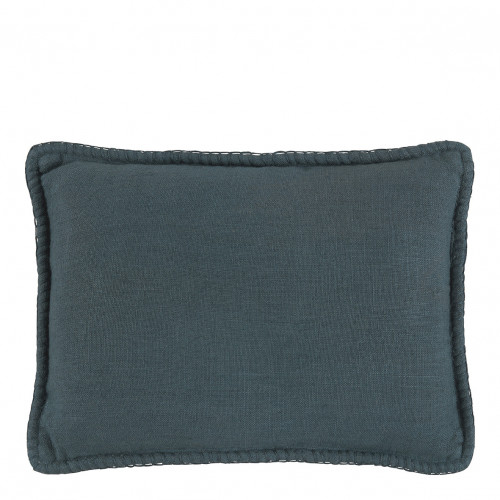 LOUISE Linen Cushion - Petrol