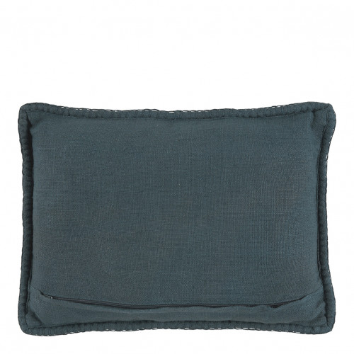LOUISE Linen Cushion - Petrol