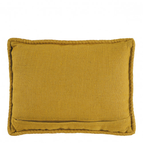 LOUISE Linen Cushion - Saffron