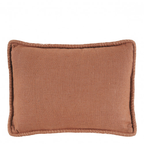 Coussin LOUISE lin - Terracotta