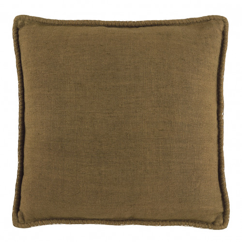 Coussin LOUISE lin - Bronze