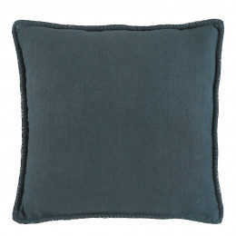 LOUISE Linen Cushion - Petrol