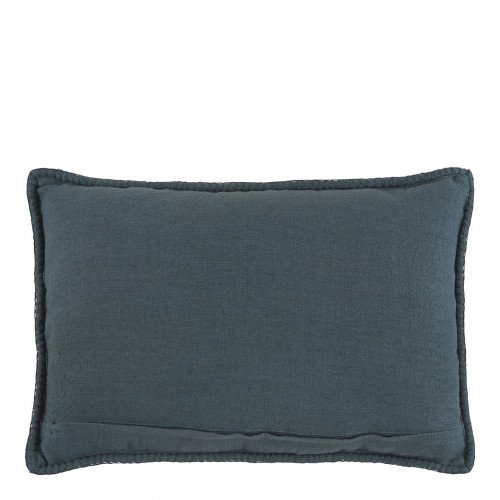 Coussin LOUISE lin - Pétrole