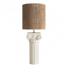 Pied de lampe COLONNE - Beige - Grand modèle