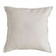 Housse de coussin CHLOÉ en lin lavé - Ivoire - 50 x 50 cm