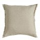 Housse de coussin CHLOÉ en lin lavé - Naturel - 50 x 50 cm