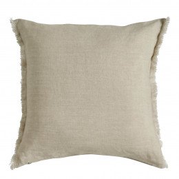 Housse de coussin CHLOÉ en lin lavé - Naturel - 50 x 50 cm