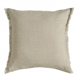 Housse de coussin CHLOE en lin lavé - Naturel - 50 x 50 cm