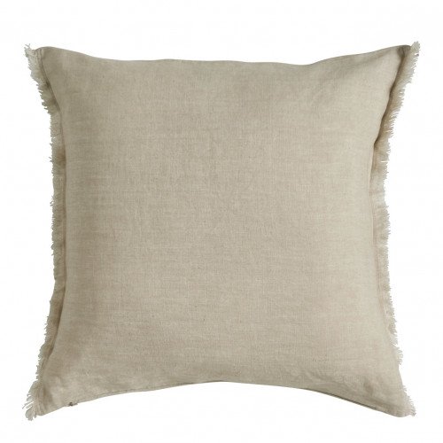 Housse de coussin CHLOÉ en lin lavé - Naturel - 50 x 50 cm