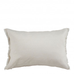 CHLOÉ Cushion Cover in Washed Linen - Ivory - 60 x 40 cm