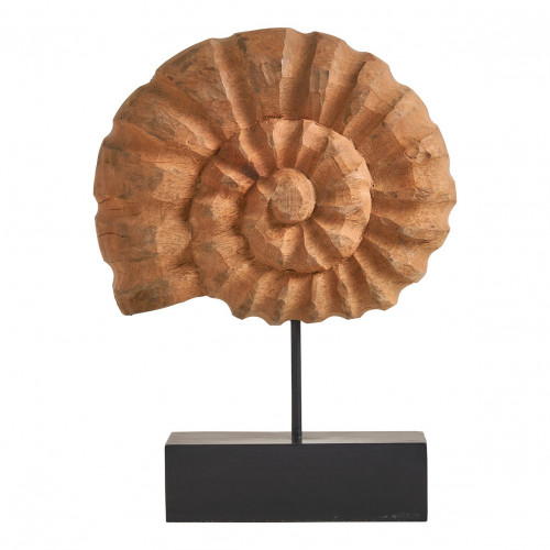 COQUILLAGE Statue in Mango Wood and Metal