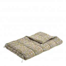 Futon EDEN en coton - Safran - 180 x 80 cm