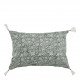Housse de coussin ÉDEN en coton - Céladon - 60 x 40 cm