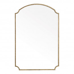 Miroir MARGAUX en métal doré vieilli - H. 120 cm