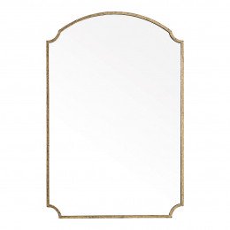 Miroir MARGAUX en métal doré vieilli - H. 120 cm