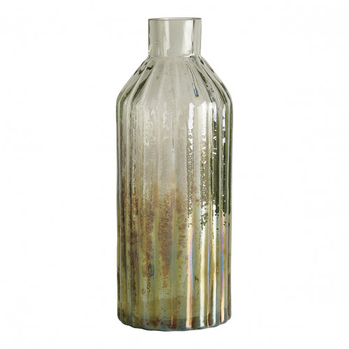 Frosted Glass Vase - Moss