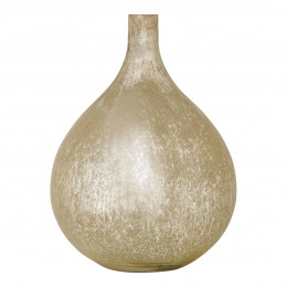 JEANNE carboy vase in gold mercury glass