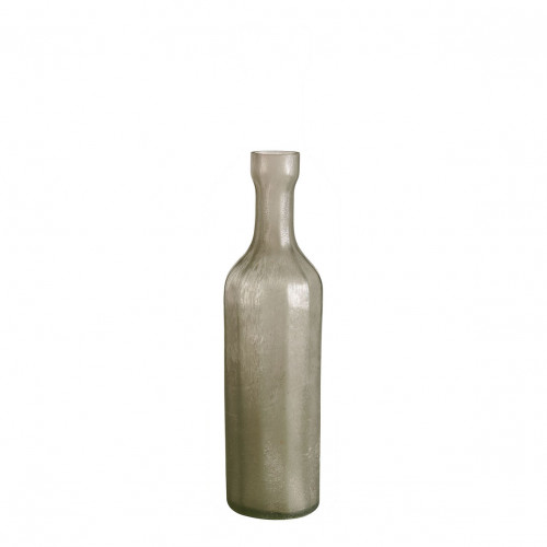 OCTAVE vase in frosted gray glass