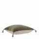 Housse de coussin MATTÉO en velours de coton et lin - Kaki - 30 x 40 cm